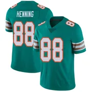 A.J. Henning Men's Aqua Limited Miami Dolphins Alternate Vapor Untouchable Football Jersey
