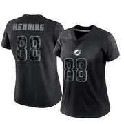 A.J. Henning Women's Black Limited Miami Dolphins Reflective Football Jersey