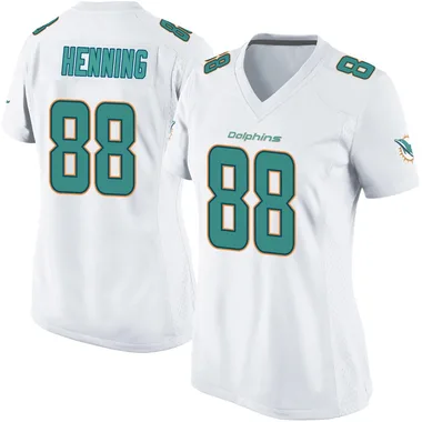 A.J. Henning Women's White Game Miami Dolphins Football Jersey