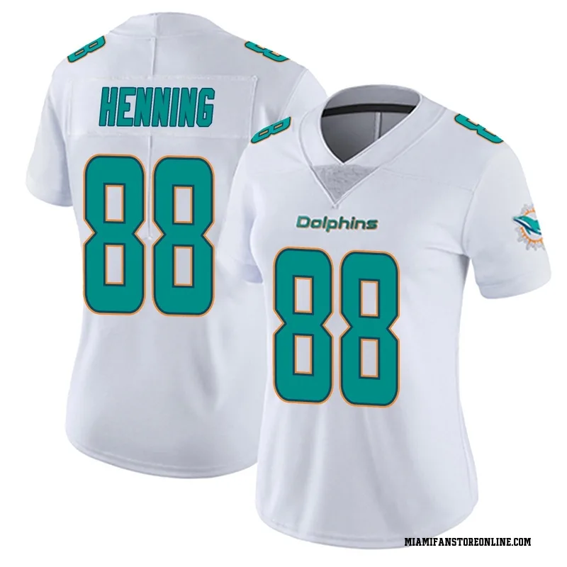 A.J. Henning Women's White Miami Dolphins limited Vapor Untouchable Football Jersey