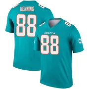A.J. Henning Youth Aqua Legend Miami Dolphins Football Jersey