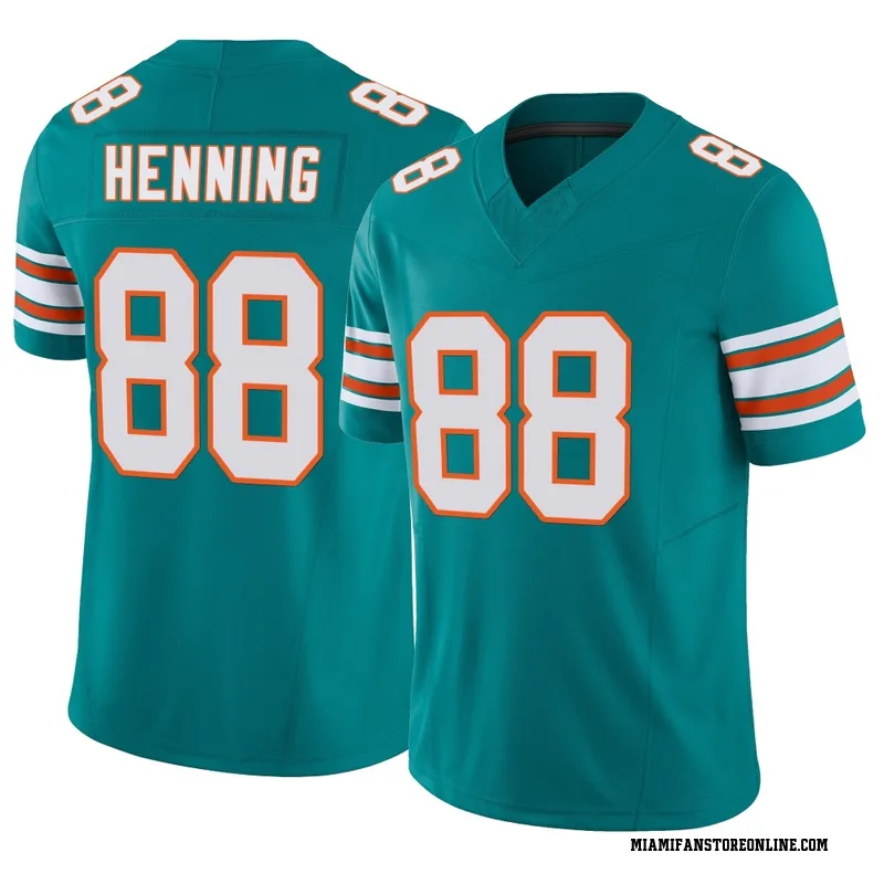 A.J. Henning Youth Aqua Limited Miami Dolphins Alternate Vapor F.U.S.E. Football Jersey