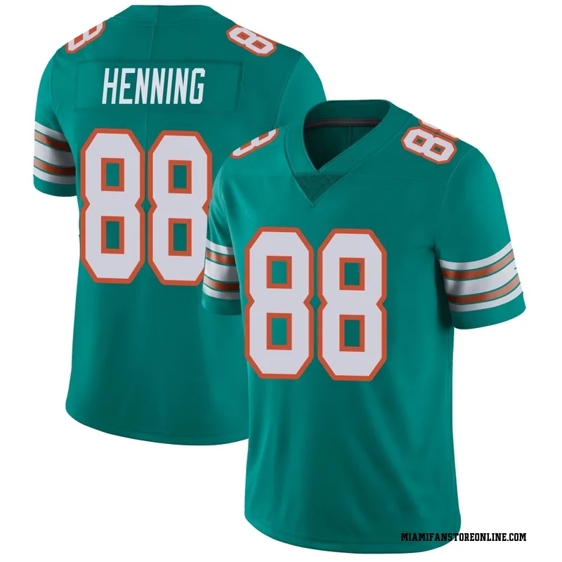 A.J. Henning Youth Aqua Limited Miami Dolphins Alternate Vapor Untouchable Football Jersey