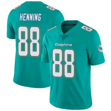 A.J. Henning Youth Aqua Limited Miami Dolphins Team Color Vapor Untouchable Football Jersey