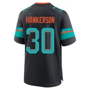 Anthony Hankerson Men's Blue Game Miami Dolphins Pitch 2025 Rivalries Collection Football Jersey