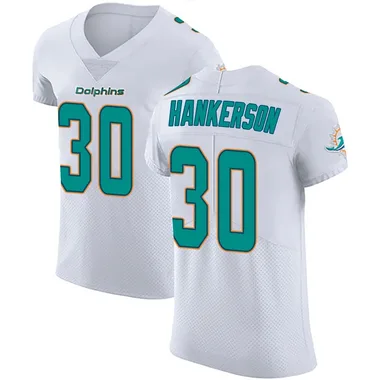 Anthony Hankerson Men's White Elite Miami Dolphins Vapor Untouchable Football Jersey