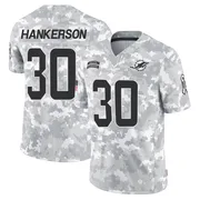Anthony Hankerson Youth Arctic Camo Limited Miami Dolphins 2024 Salute to Service Football Jersey