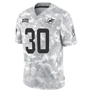 Anthony Hankerson Youth Arctic Camo Limited Miami Dolphins 2024 Salute to Service Football Jersey