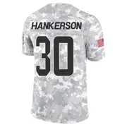 Anthony Hankerson Youth Arctic Camo Limited Miami Dolphins 2024 Salute to Service Football Jersey