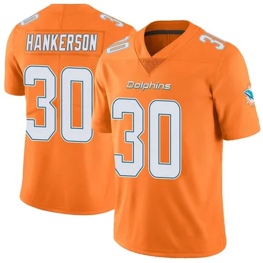 Anthony Hankerson Youth Orange Limited Miami Dolphins Color Rush Football Jersey