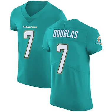 Caleb Douglas Men's Green Elite Miami Dolphins Aqua Team Color Vapor Untouchable Football Jersey