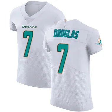 Caleb Douglas Men's White Elite Miami Dolphins Vapor Untouchable Football Jersey