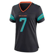 Caleb Douglas Women's Blue Game Miami Dolphins Pitch 2025 Rivalries Collection Football Jersey