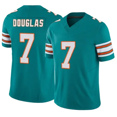 Caleb Douglas Youth Aqua Limited Miami Dolphins Alternate Vapor F.U.S.E. Football Jersey
