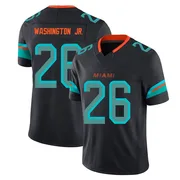 Carlos Washington Jr. Men's Blue Limited Miami Dolphins Pitch 2025 Rivalries Collection Football Jersey
