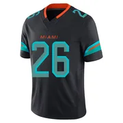 Carlos Washington Jr. Men's Blue Limited Miami Dolphins Pitch 2025 Rivalries Collection Football Jersey