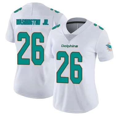 Carlos Washington Jr. Women's White Miami Dolphins limited Vapor Untouchable Football Jersey
