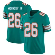 Carlos Washington Jr. Youth Aqua Limited Miami Dolphins Alternate Vapor Untouchable Football Jersey