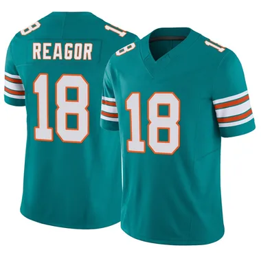 Jalen Reagor Men's Aqua Limited Miami Dolphins Alternate Vapor F.U.S.E. Football Jersey