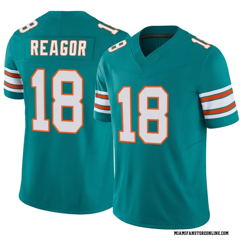 Jalen Reagor Men's Aqua Limited Miami Dolphins Alternate Vapor F.U.S.E. Football Jersey