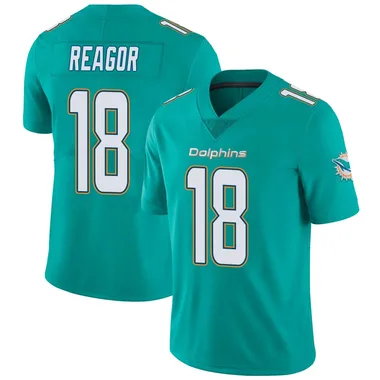 Jalen Reagor Men's Aqua Limited Miami Dolphins Team Color Vapor Untouchable Football Jersey