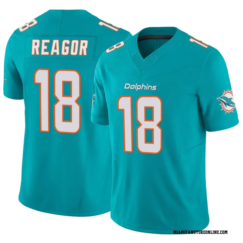 Jalen Reagor Men's Aqua Limited Miami Dolphins Vapor F.U.S.E. Football Jersey