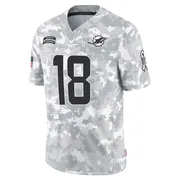 Jalen Reagor Men's Arctic Camo Limited Miami Dolphins 2024 Salute to Service Football Jersey