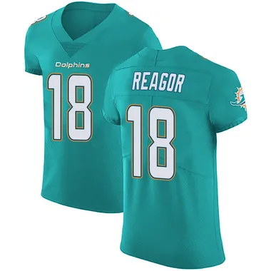Jalen Reagor Men's Green Elite Miami Dolphins Aqua Team Color Vapor Untouchable Football Jersey