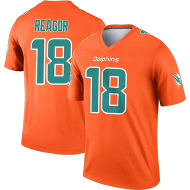 Jalen Reagor Men's Orange Legend Miami Dolphins Inverted Football Jersey