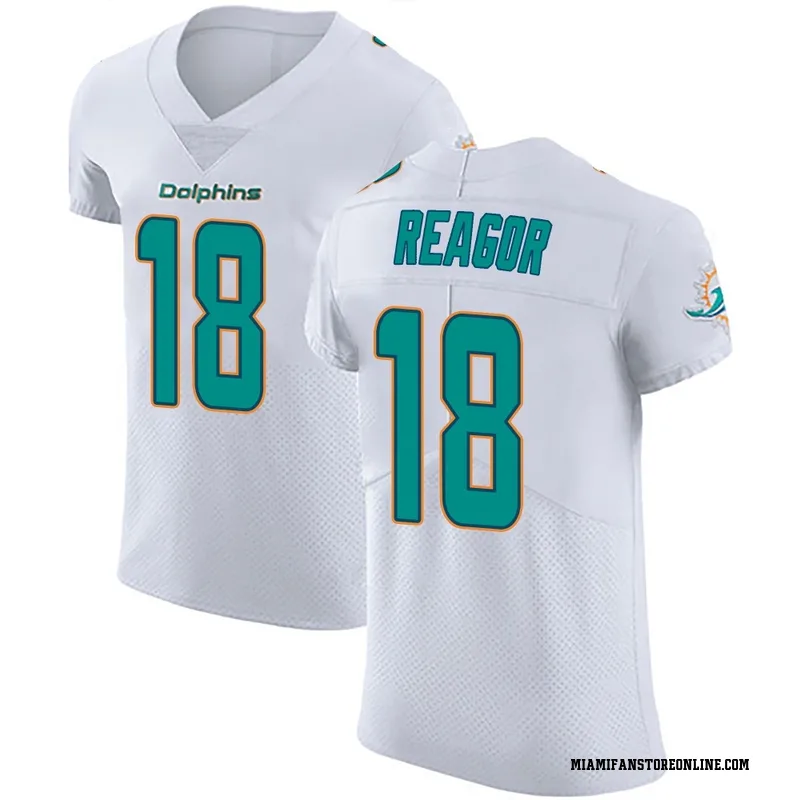 Jalen Reagor Men's White Elite Miami Dolphins Vapor Untouchable Football Jersey