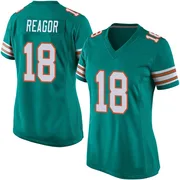 Jalen Reagor Women's Aqua Game Miami Dolphins Alternate Football Jersey