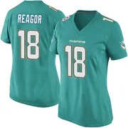 Jalen Reagor Women's Aqua Game Miami Dolphins Team Color Football Jersey