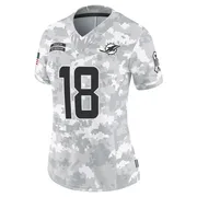 Jalen Reagor Women's Arctic Camo Limited Miami Dolphins 2024 Salute to Service Football Jersey