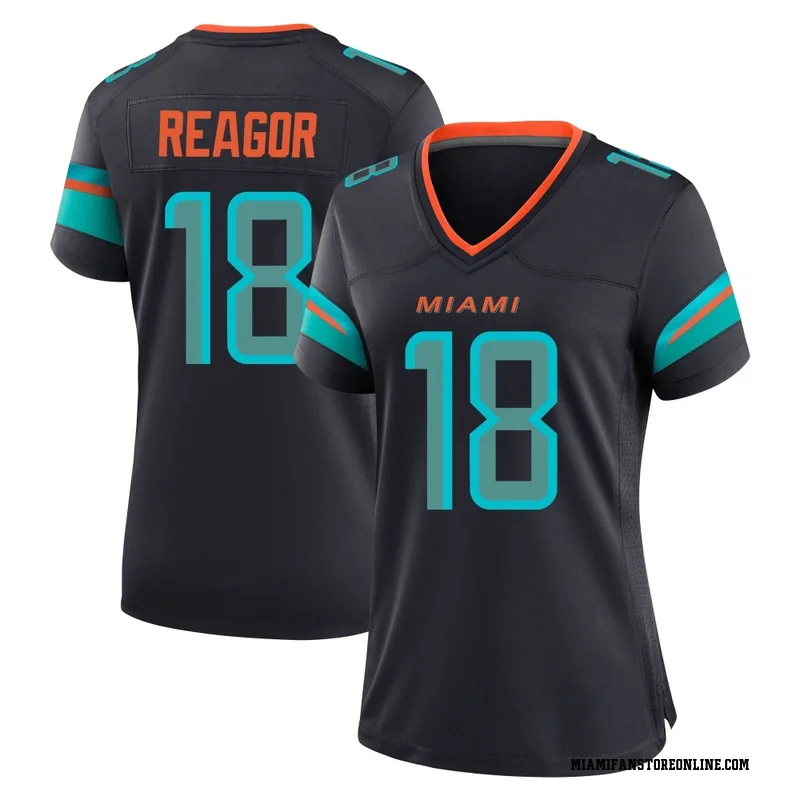 Jalen Reagor Women's Blue Game Miami Dolphins Pitch 2025 Rivalries Collection Football Jersey