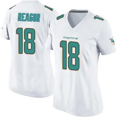 Jalen Reagor Women's White Game Miami Dolphins Football Jersey