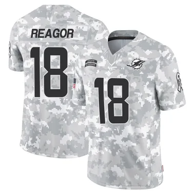 Jalen Reagor Youth Arctic Camo Limited Miami Dolphins 2024 Salute to Service Football Jersey