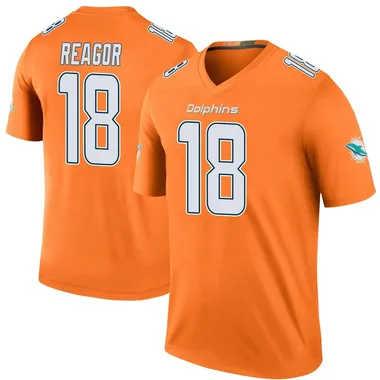 Jalen Reagor Youth Orange Legend Miami Dolphins Color Rush Football Jersey