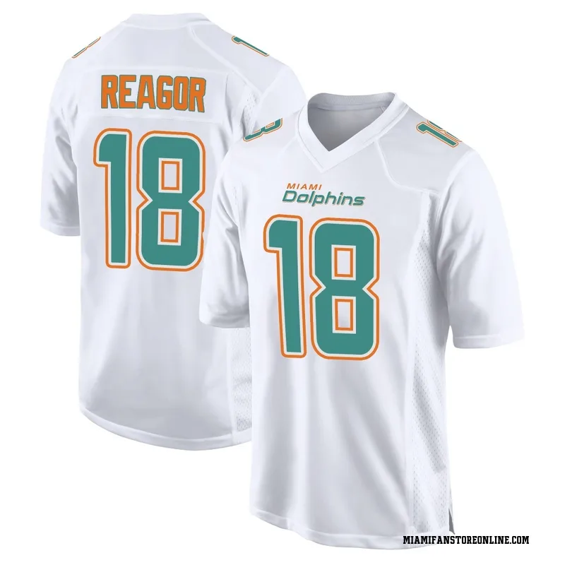 Jalen Reagor Youth White Game Miami Dolphins Fashion Football Jersey