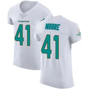 Louis Moore Men's White Elite Miami Dolphins Vapor Untouchable Football Jersey