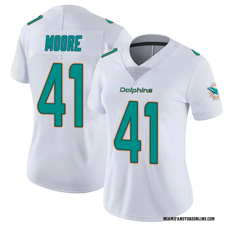 Louis Moore Women's White Miami Dolphins limited Vapor Untouchable Football Jersey