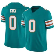 Marques Cox Men's Aqua Limited Miami Dolphins Alternate Vapor F.U.S.E. Football Jersey
