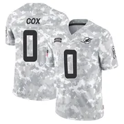 Marques Cox Men's Arctic Camo Limited Miami Dolphins 2024 Salute to Service Football Jersey