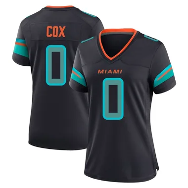 Marques Cox Women's Blue Game Miami Dolphins Pitch 2025 Rivalries Collection Football Jersey