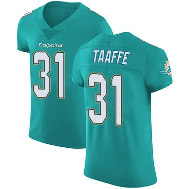 Michael Taaffe Men's Green Elite Miami Dolphins Aqua Team Color Vapor Untouchable Football Jersey