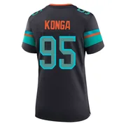 Rene Konga Women's Blue Game Miami Dolphins Pitch 2025 Rivalries Collection Football Jersey