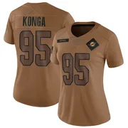 Rene Konga Women's Brown Limited Miami Dolphins 2023 Salute To Service Football Jersey