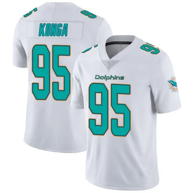 Rene Konga Youth White Miami Dolphins limited Vapor Untouchable Football Jersey