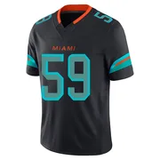 Rodney McGraw Men's Blue Limited Miami Dolphins Pitch 2025 Rivalries Collection Football Jersey
