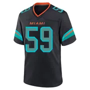 Rodney McGraw Youth Blue Game Miami Dolphins Pitch 2025 Rivalries Collection Football Jersey