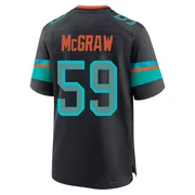 Rodney McGraw Youth Blue Game Miami Dolphins Pitch 2025 Rivalries Collection Football Jersey